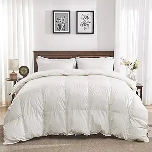 Goose Feather Down Comforter Full, All Season Duvet Insert