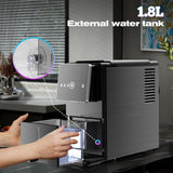 Countertop Nugget Ice Maker, 33LBS/24H, Soft Chewable Ice, One-Click, One-Touch Automatic Ice Dispensing