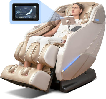 Massage Chair Full Body with Heat, Zero Gravity SL-Track 3D Massage Chairs with Thai Stretching, 12 Modes,12 Massage