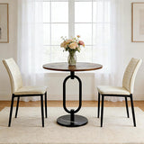 Lightdot Dining Chairs Set of 2, Velvet Comfortable Seats, Mid-Century Modern Living Room Chairs