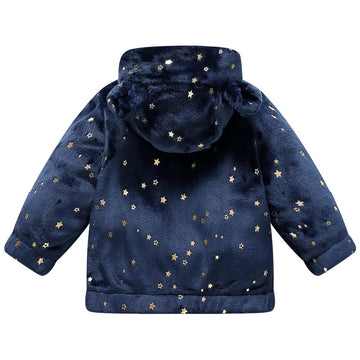Toddler Boys Fleece Sherpa Jacket Baby Winter Outerwear Puffer Coat