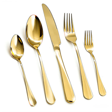 20 Piece Silverware Set, Kitchen Utensils Set for Restaurant & Home, Stainless Steel Cutlery Set, Flatware Set