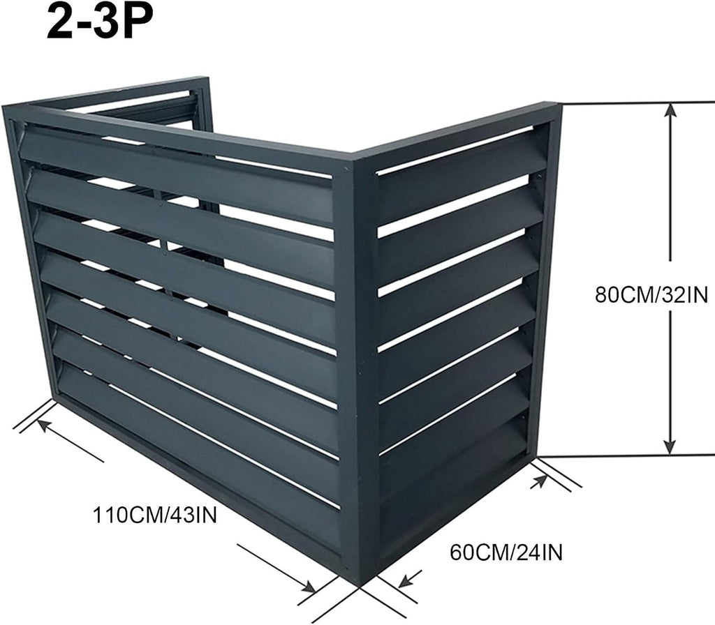 Air Conditioner Fence For Outside Units, Aluminum Air Conditioner Covers,fence To Hide Air Conditioner, Mini Split
