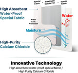 5 Packs Hybrid Moisture Absorbers & Musty Odor Eliminator Dehumidifier to Control Excess Moisture for Basements