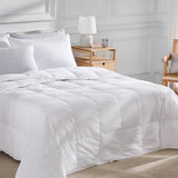 Lightweight Goose Feather Down Fiber Comforters King, Summer Duvet Insert, Ultra Soft, Breathable