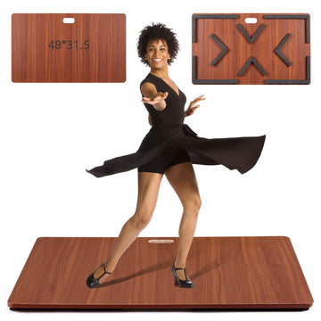 Tap Dance Floor, 48×31.5" Portable Dance Floor for Any Surface