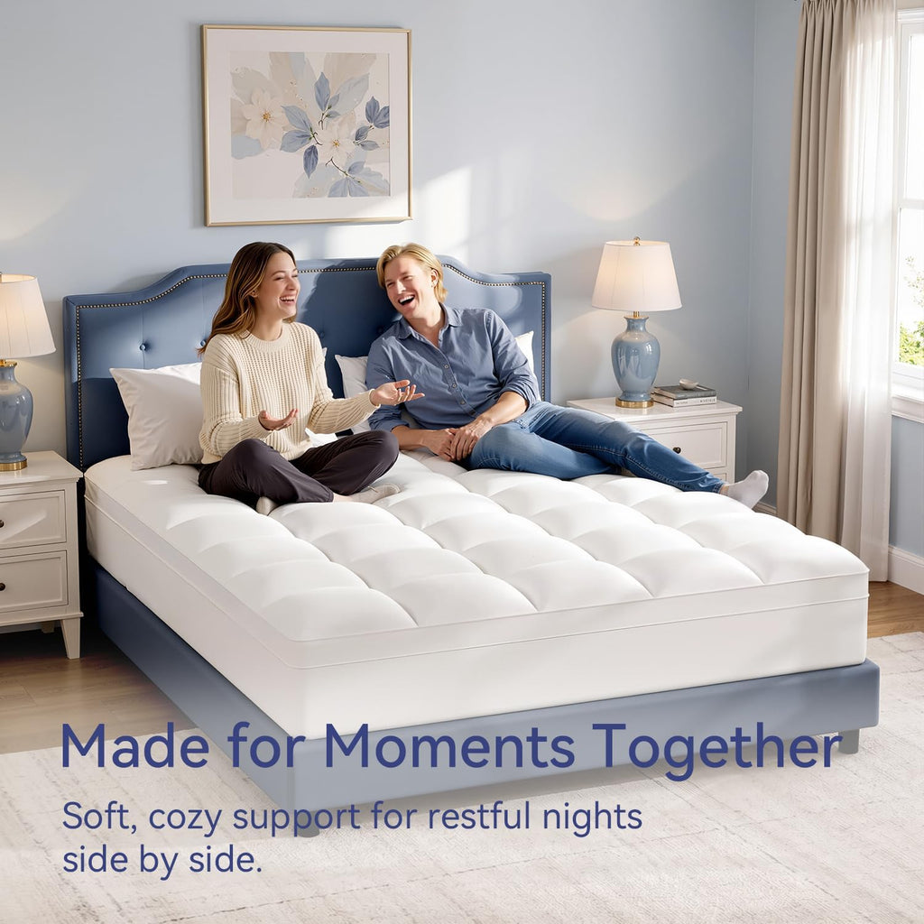 Full Mattress Topper, Extra Thick Pillow Top Mattress Pad Cover