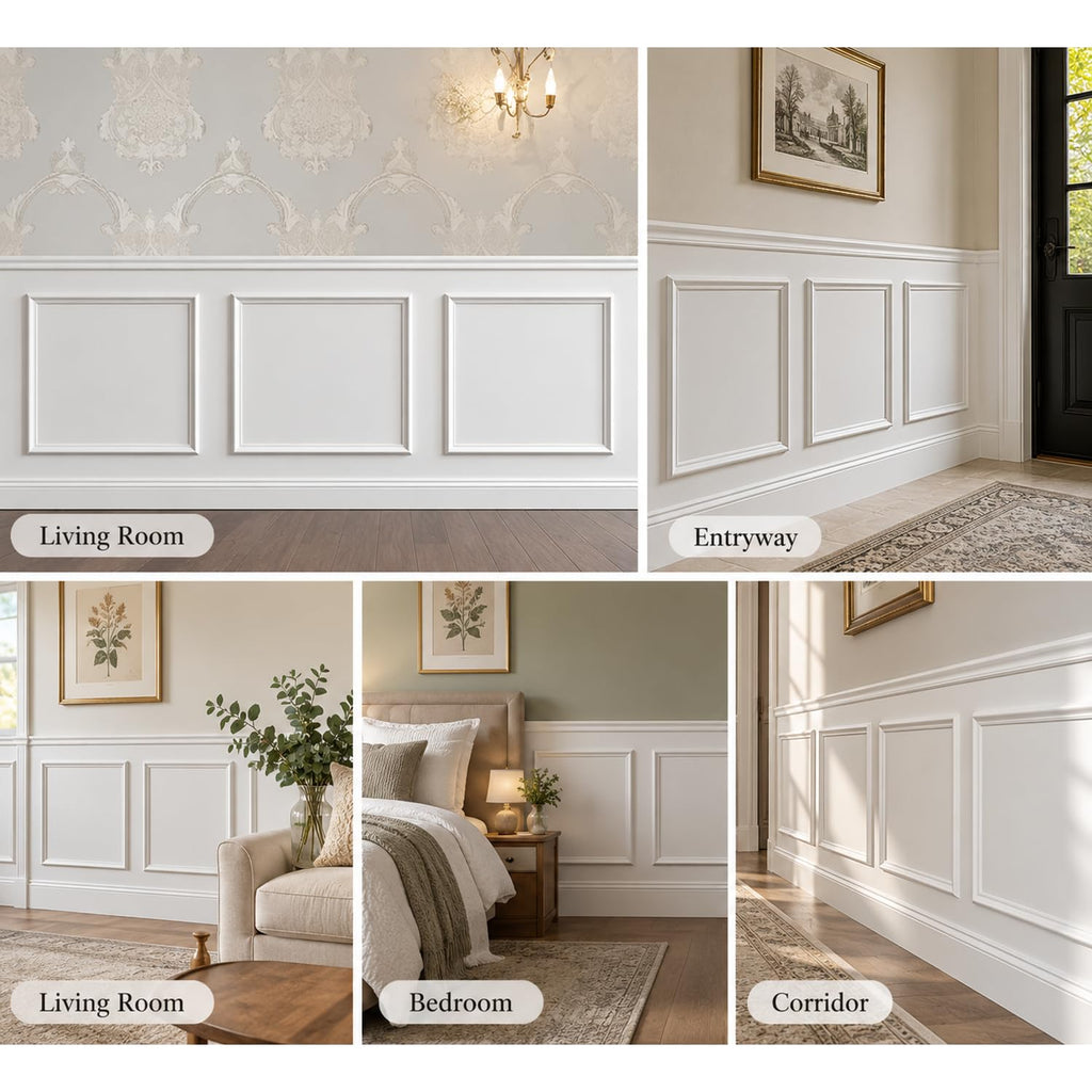 Accent Wall Molding Kit Premade Panel,3set,20x20in