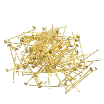 300pcs Chandelier Connector Clip Pins, 3 x 30mm L Chandelier Replacement Prism Copper Pins for Fastening Suncatcher