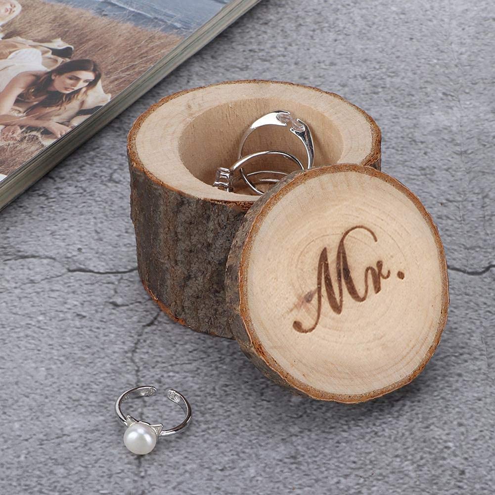 Wooden Wedding Ring Boxes for Ceremony