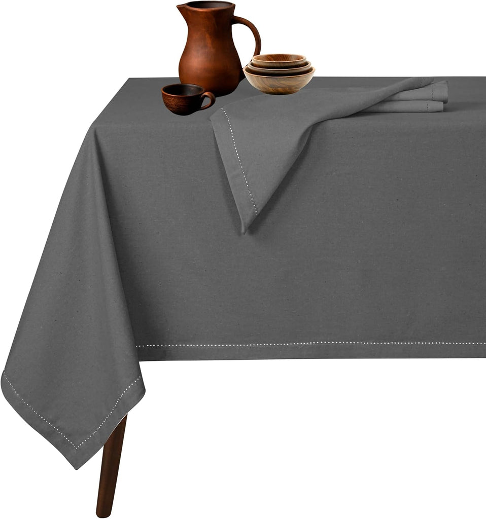 Cotton tablecloth - Grey