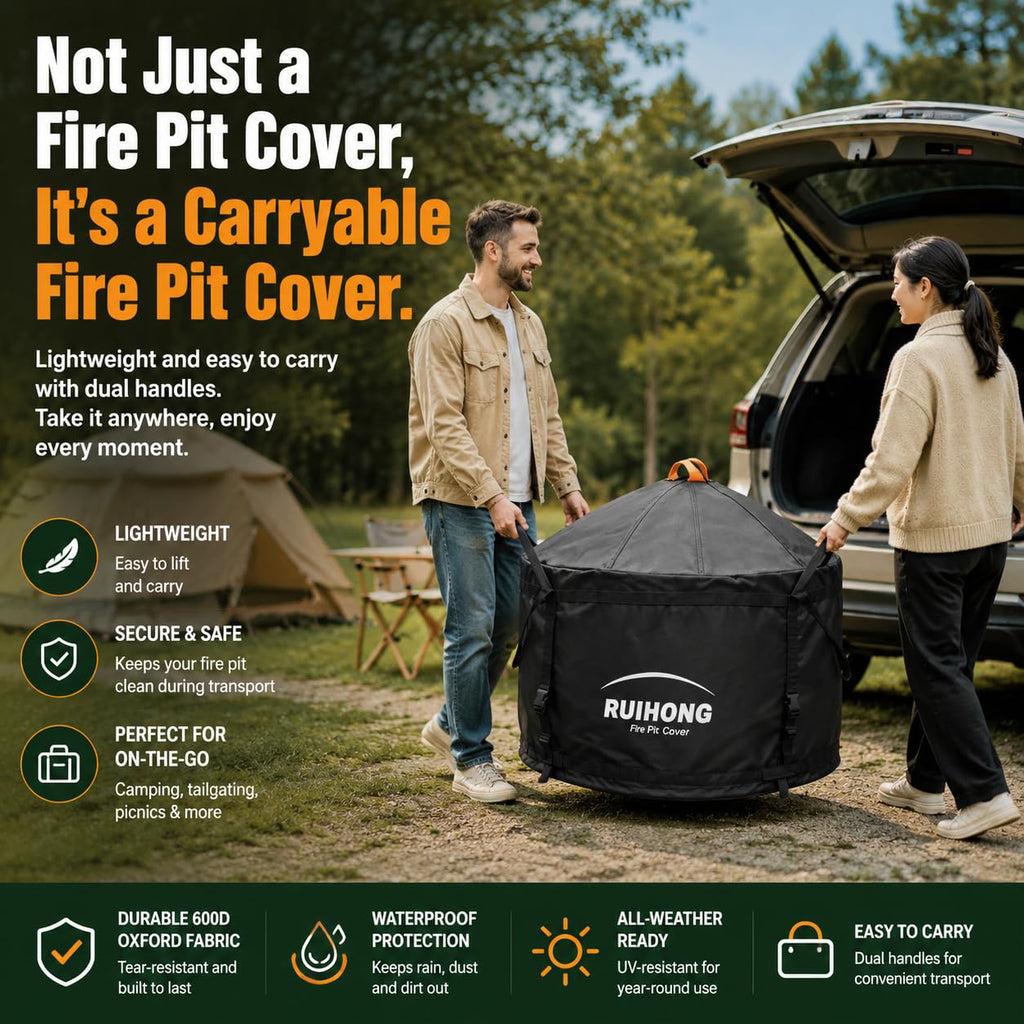 Pit Cover Compatible with Bonfire 22", Arched Top Design