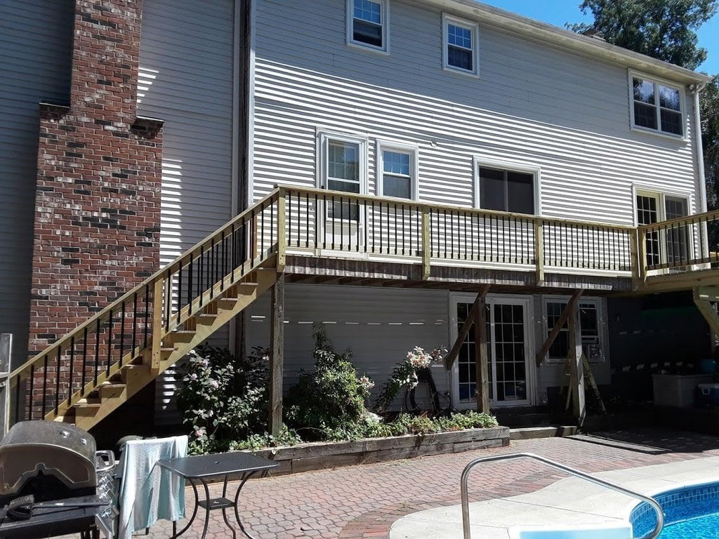 101 Pack 36" Deck Balusters, Stainless Steel Deck Railing Kit