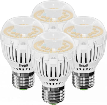 100W Equivalent A15 LED Light Bulb, 1600 Lumens 5000K Daylight White Bulb, Energy Saving 25,000 Hours Lifespan Non (4-Pack)