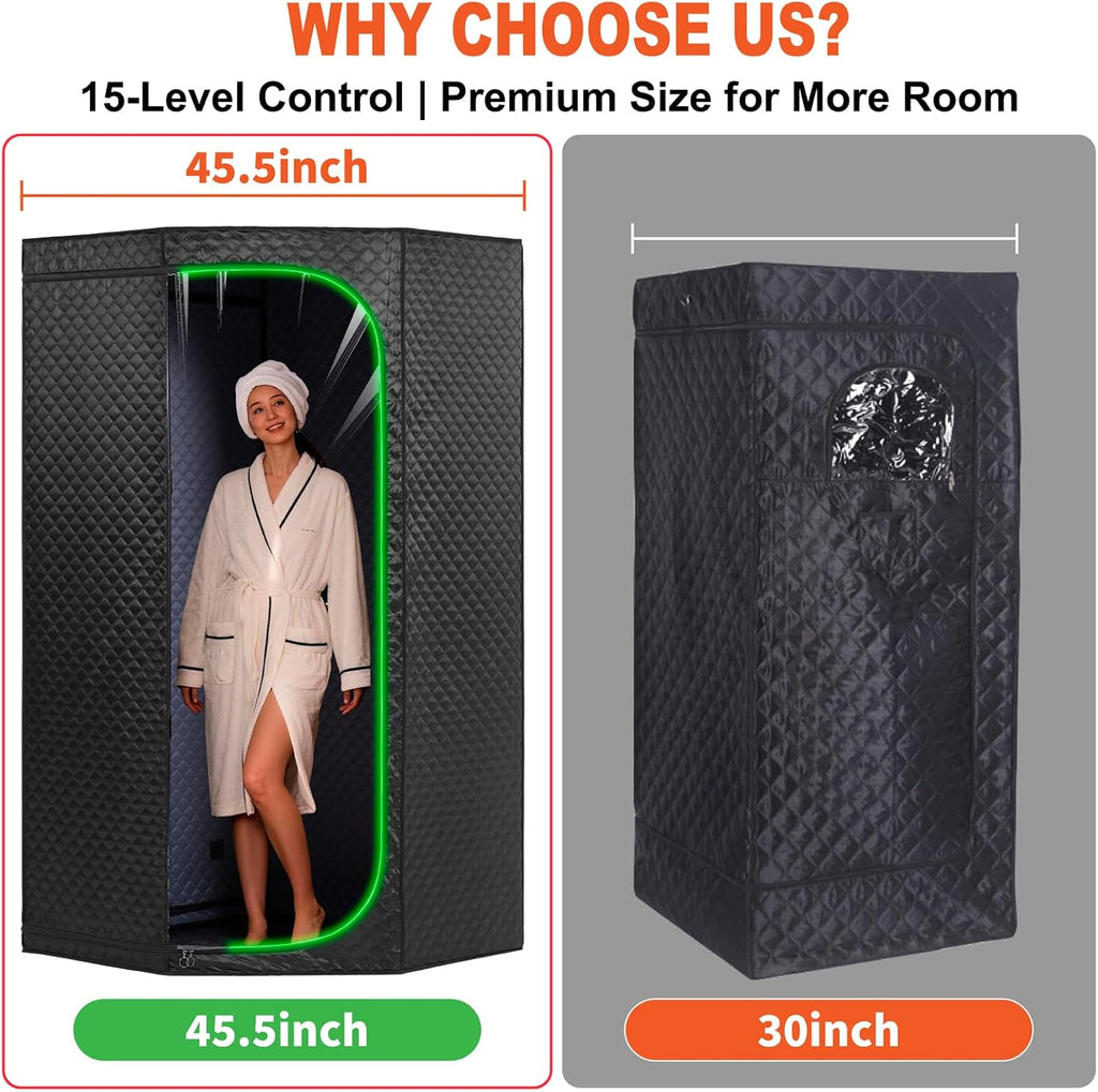 Portable Full-Body Steam Sauna Tent for Home