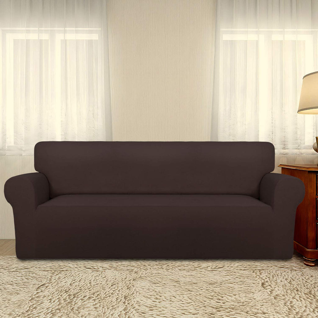 Stretch Couch Covers for Sofa Large Sofa Slipcovers Chocolate
