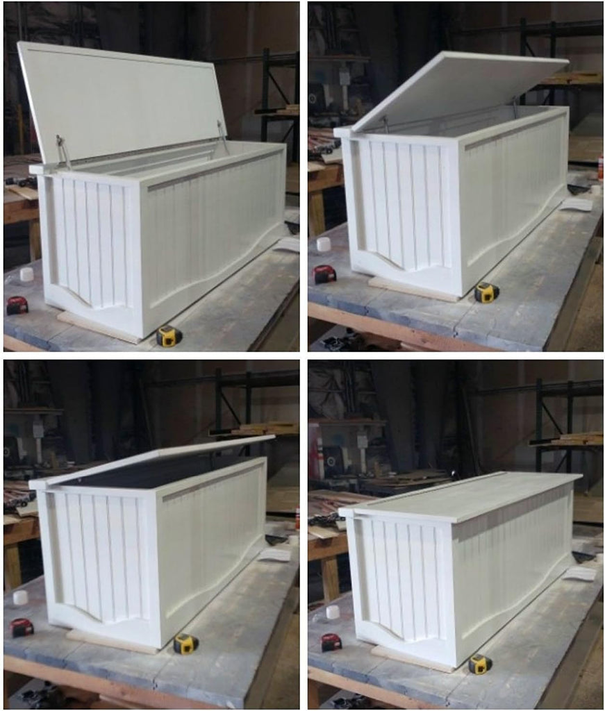 Soft Close Hinges for Toy Box, Slow Closing Safety Hinges for Toy Chest, Storage Bench, Wooden Chest & Toy Box, Prevent