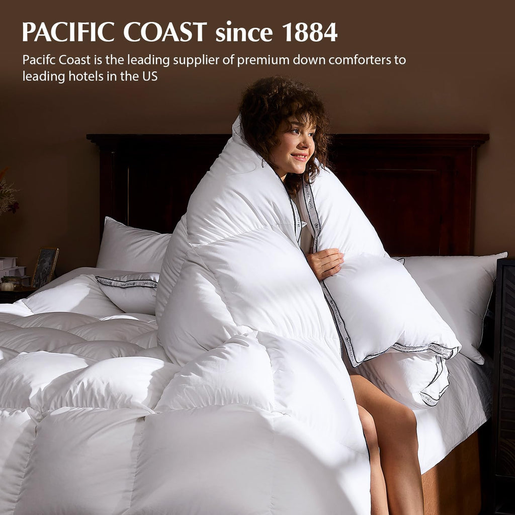 Goose Feather Down Fiber Comforters, Heavyweight Thickened Winter Duvet Insert, Ultra-Soft, Fluffy