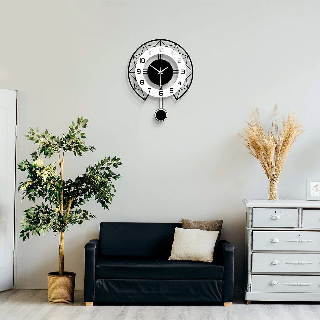 Large Wall Clock Decor Modern Silent Pendulum Wall Clock House Kitchen Bedroom Decorative Big Wall Clock Non Ticking