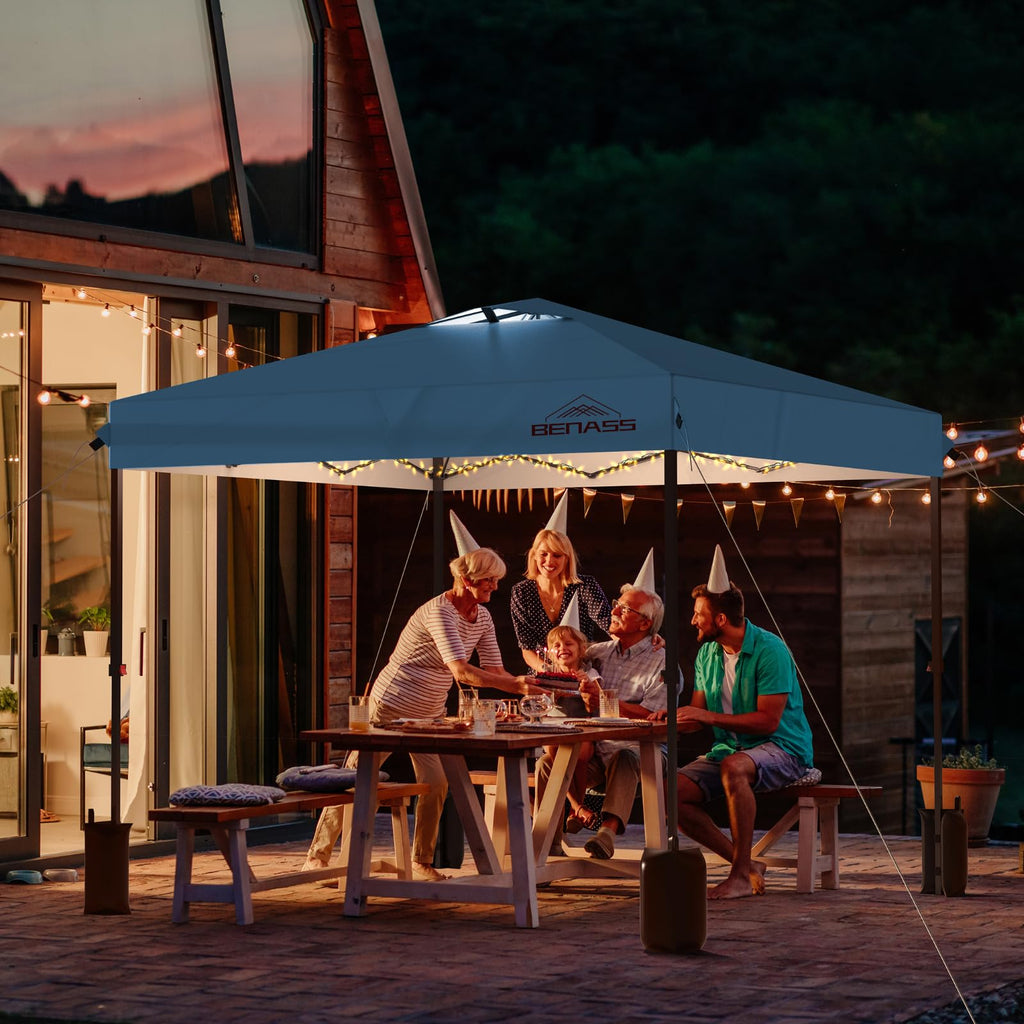 10x10 Pop Up Canopy Tent, Turquoise
