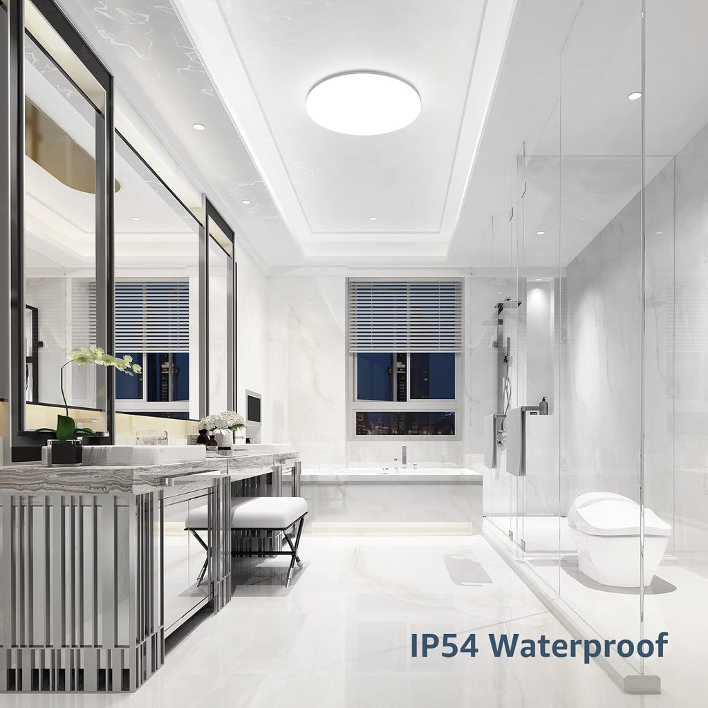 11 inch Flush Mount LED Ceiling Light , 2400LM 24W | 5000K Daylight, Bright Ceiling Light Fixture , Laundry, Hallway