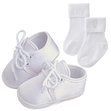 Baby Socks Baby Boy Dress Shoes Sets White Baby Socks