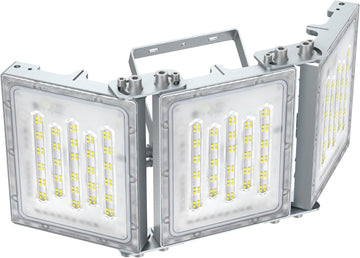 300W LED Flood Light, Mini Series Outdoor Floodlight, 30000LM 6000K Daylight White, IP66 Waterproof, 3 Adjustable
