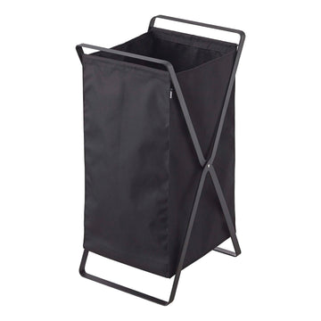 Tower Laundry Basket - Foldable Storage Hamper Organizer, 25" - Steel - 10.9 Gallons, 45 Liters