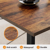 Computer Desk, 32 inch Small Home Office Desk for Small Spaces, Modern Simple Style, Study, Writing, Deep Brown