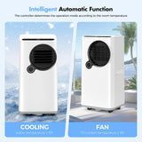 16000 BTU Portable Air Conditioners 5-in-1 with Cooling Dehumidifier Fan, Ultra Quiet, 24H Timer, Auto Shut Off