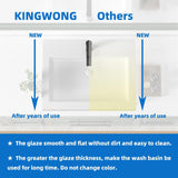24 Inch Bathroom Sink Countertop Vessel Sink White Porcelain rectangular 24 x 18.3 Above Counter Bath Basin