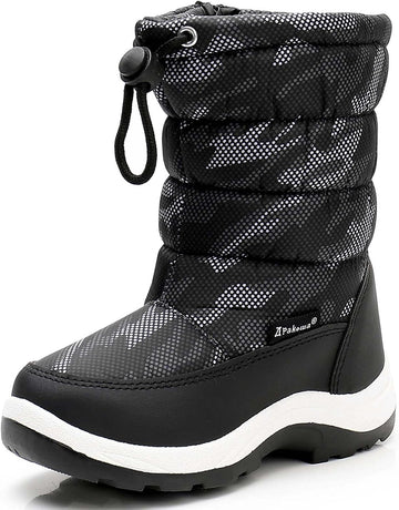 Kids Boys Girls Cold Weather Water Resistant Winter Snow Boots