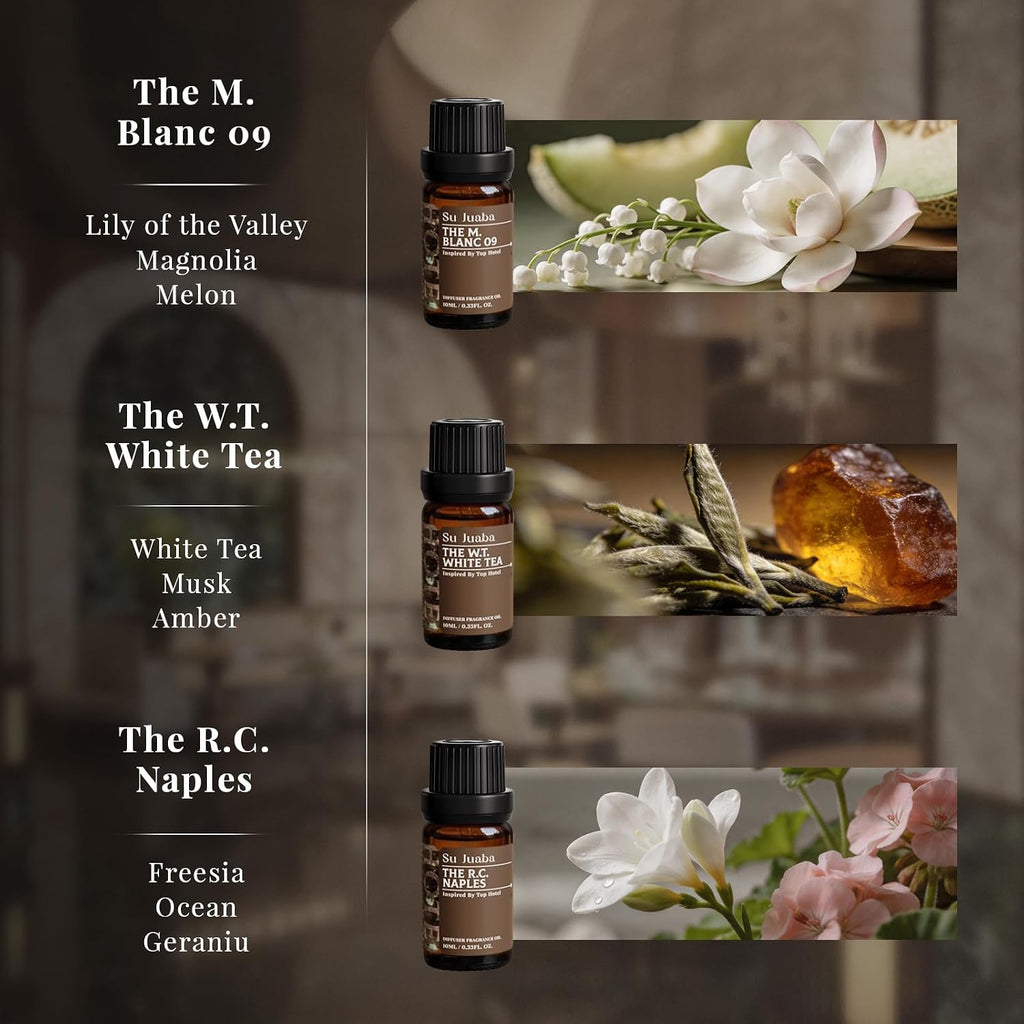 Hotel Collection Diffuser Oil Gift Set for Diffusers & DIY - Set of 202