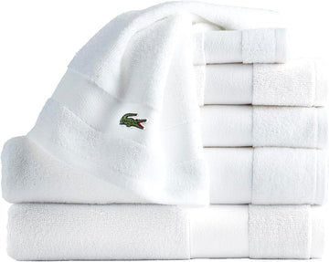 Sport Stripe 6-Piece Luxury Cotton Towel Set - Made with 100% Soft Supima Cotton, Absorbent & Quick-Drying, Includes