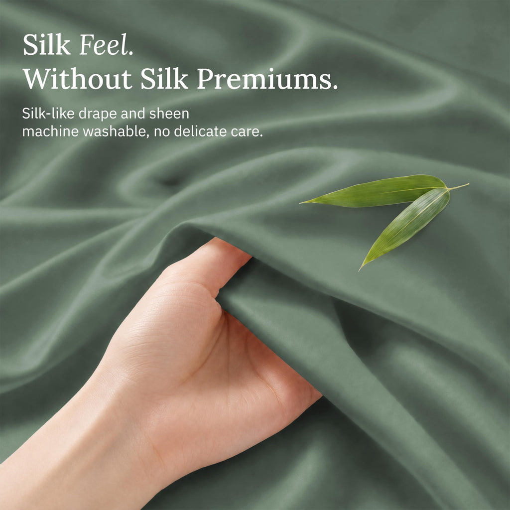 100% Viscose from Bamboo Sheets Queen, Sage