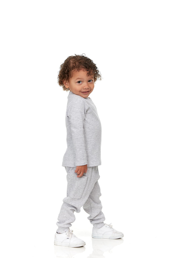 Pack Baby Boy Long Sleeve Shirt - Basic Tshirt Tops, Light Undershirt - Solid, Striped & Statement Tees