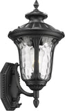 Outdoor Light Fixtures Wall Mount, Waterproof Exterior Wall Lanterns with Waer Ripple Glass, Outside Sconces