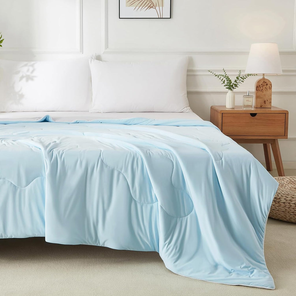 Cooling Comforter Twin, Dual-Sided Cooling Blanket for Hot Sleepers