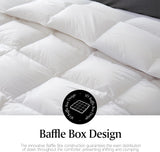 Goose Feather Down Fiber Comforter - Twin Duvet Insert