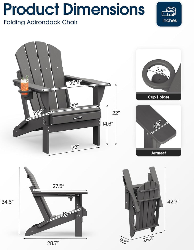 Folding Adirondack Chairs, Patio Chairs, Lawn Chairs, Outdoor Chair, Adirondack Chair Plastic, Fire Pit, Weather