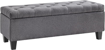 Redlife 42" Storage Ottoman Bench, End of Bed Storage Bench,330 LBS Load