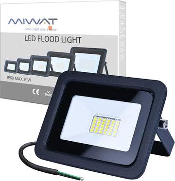 Ultra-Thin 30W Cool White 6000K LED Flood Light Spotlight Led Search Lamp 110V Floodlights for Outdoor Garden Street