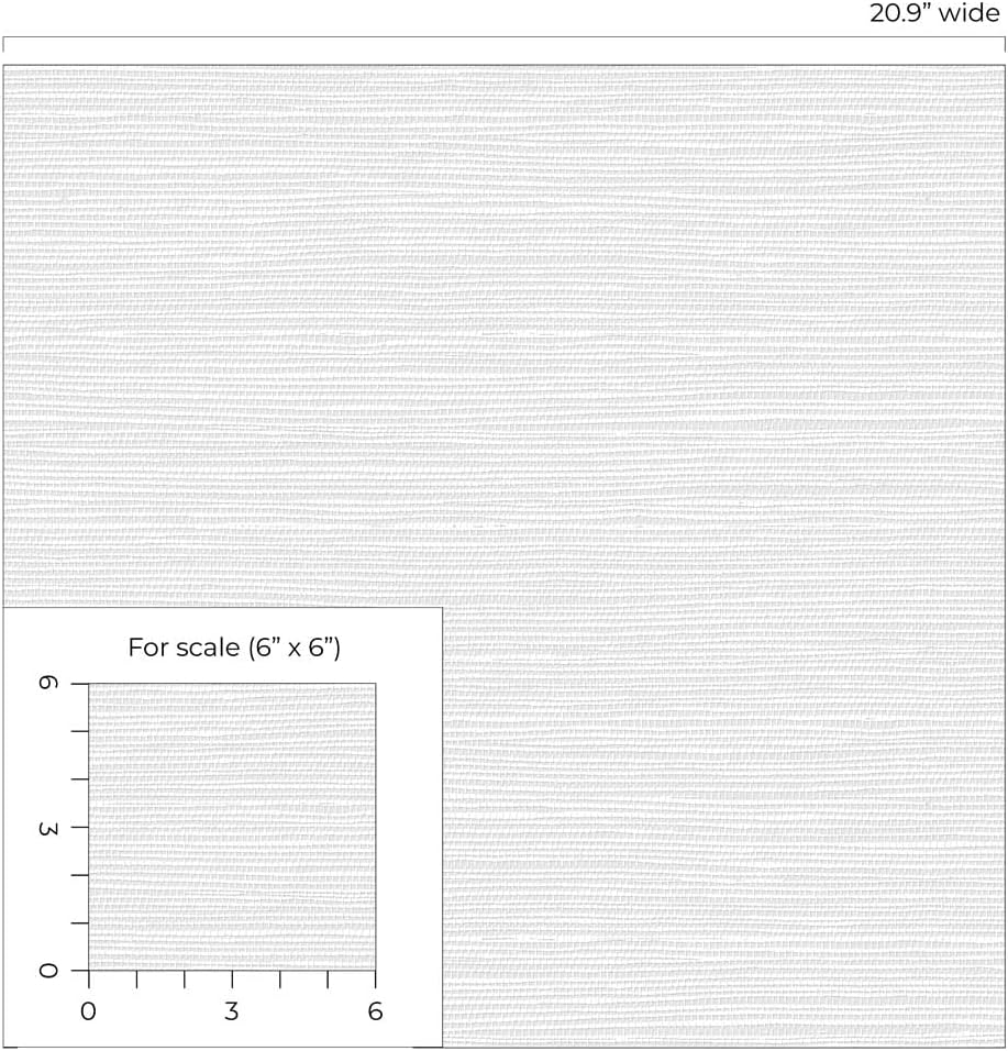 Faux Grasscloth Paintable Peel and Stick Wallpaper (Off-White)