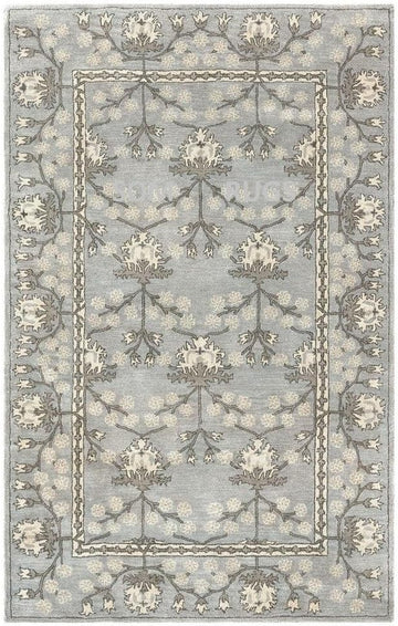 New Kennedy Handmade Tufted 100% Woolen Area Rugs & Carpet Dinning Room Luxury Home (Gray 10x14 Feet)