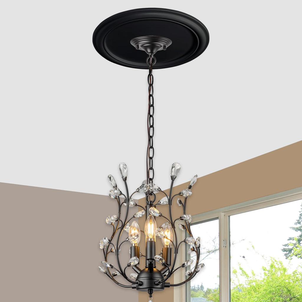 Molded Nylon Ceiling Medallion, Black