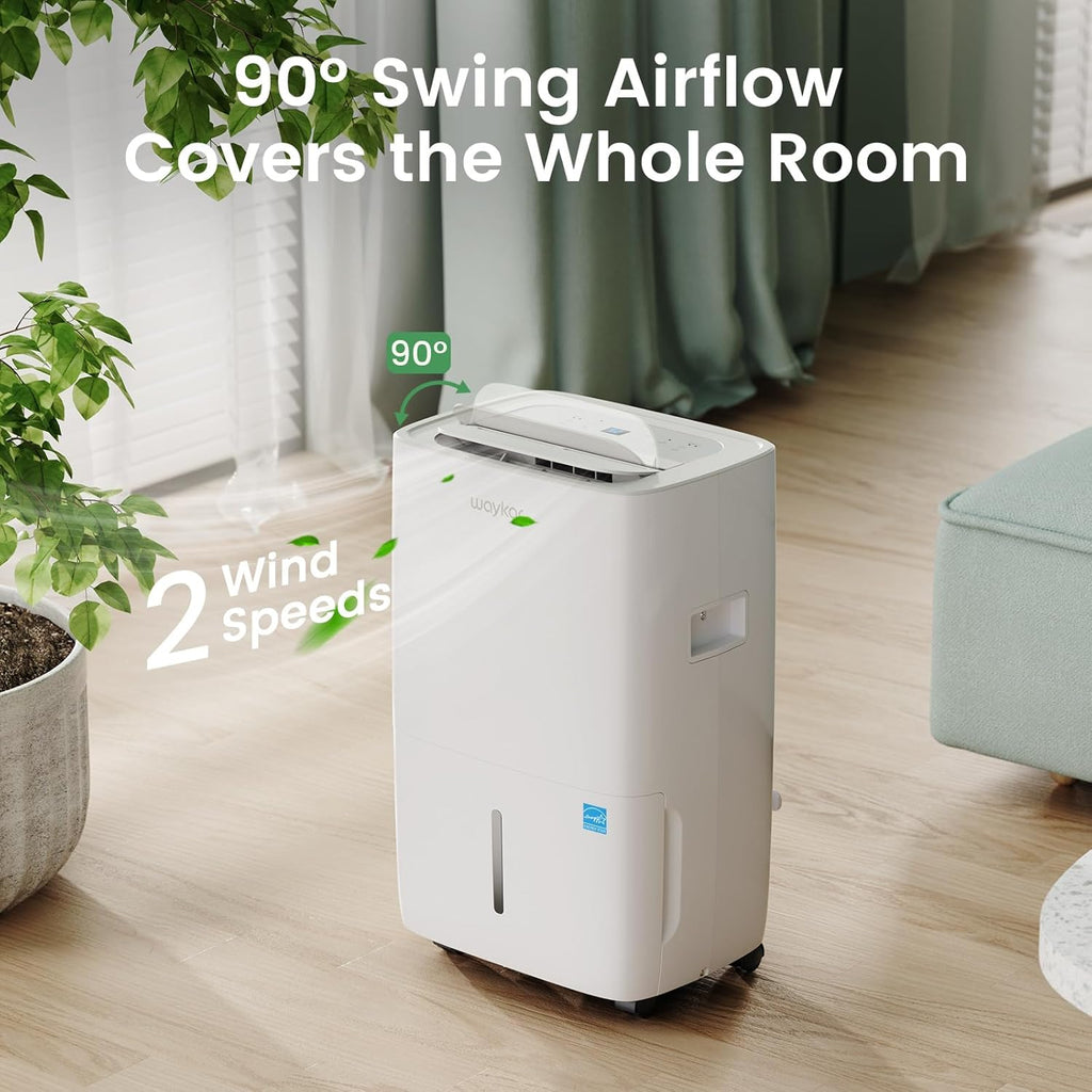 80 Pints 2025 Energy Star Dehumidifier for Spaces up to 5,000 Sq. Ft for Basement and Home