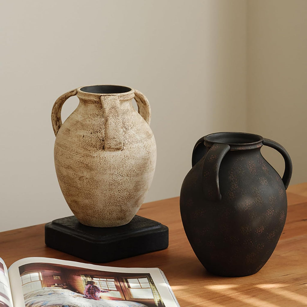 Rustic Watertight Ceramic Flower Vase