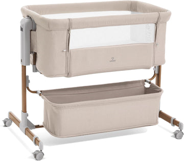 3 in 1 Baby Bassinet, Rocking Bassinet, Bedside Bassinet, 6-Height Adjustable, Bassinet Bedside Sleeper, Bedside