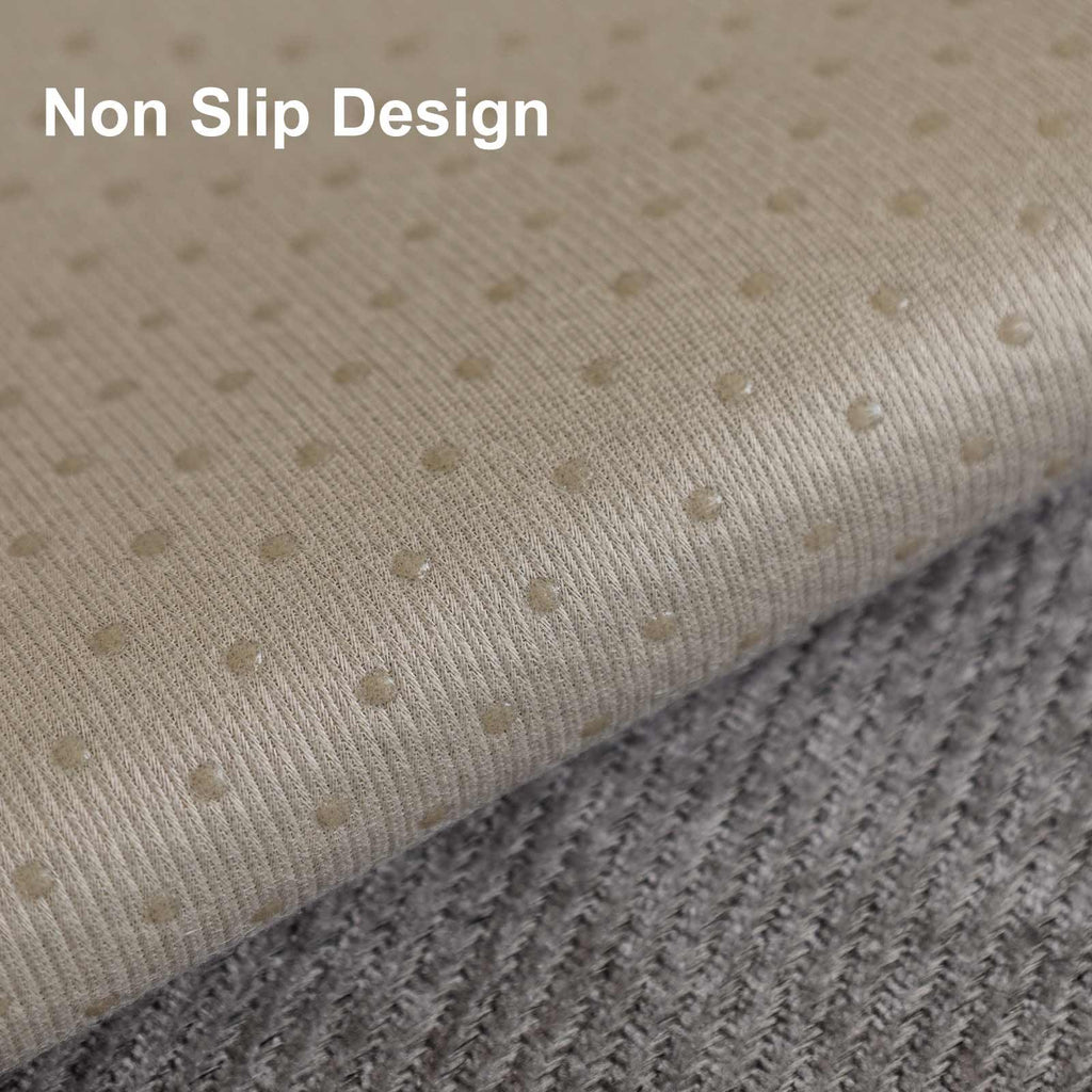 Soft Plush Couch Cover Washable, Non Slip Pluffy Sectional Sofa Covers for 3 Cushion Couch Sofa L Sharped Sofa