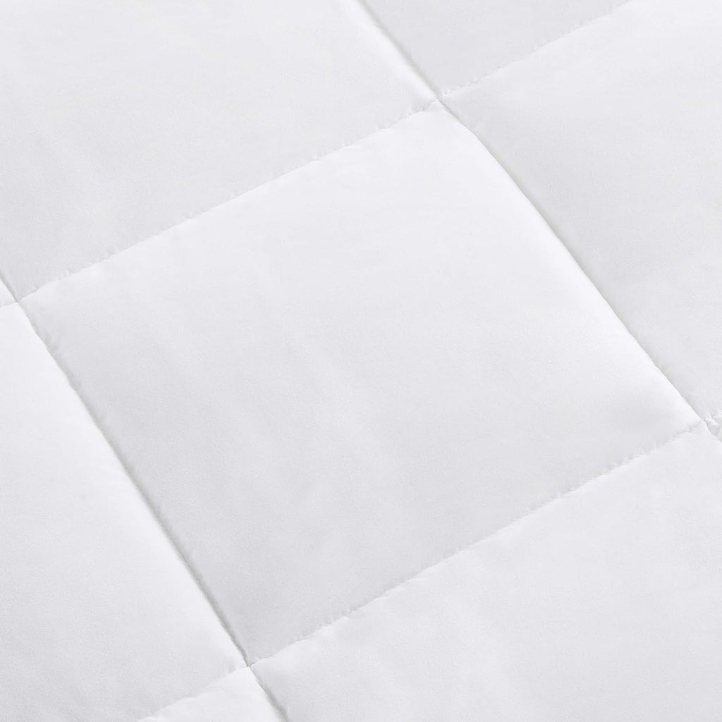 White Down Alternative Comforter and Duvet Insert with Corner Tabs, Machine Washable, Full/Queen, Light